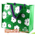 woven vest shopping bags/disposable pp fabrics/Nonwoven Recyclable Vest Carrier Bag